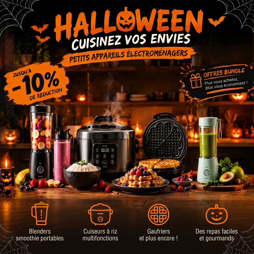 Cuisine avec style halloween cellulaire