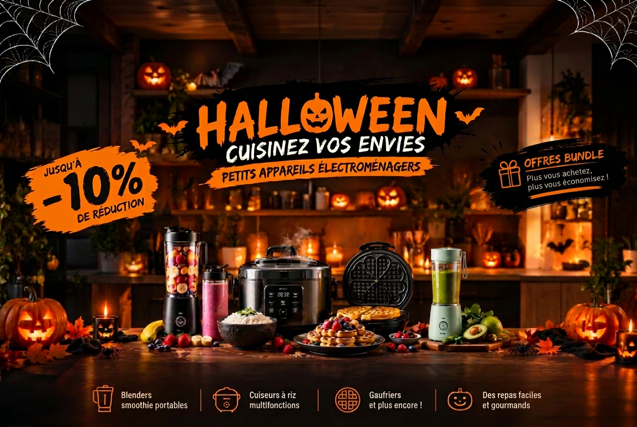 Cuisine avec style halloween ordinateur